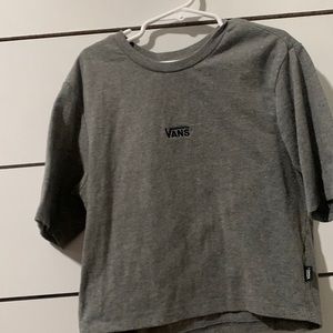 Vans gray short t shirt